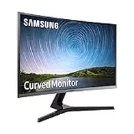 Samsung C27R500 - Monitor Curvo de 27'' sin marcos (Full HD, 4 ms, 60 Hz, FreeSync, LED, 16:9, 3000:1, 1800R, 178°, HDMI, Base en V) Gris Oscuro