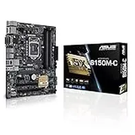 ASUS B150M-C - Placa Base Micro ATX (64 GB, 4 x DIMM, DDR4 2133 MHz, 6 x SATA 6 GB/s, 4 x USB 3.0)