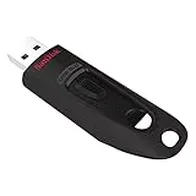 SanDisk Ultra Pendrive 128 GB Memoria Flash USB 3.0 (Velocidadhasta 130 MB/s, SecureAccess Software, Protección de contraseñas) Negro