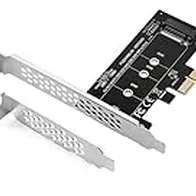 MZHOU M.2 NVMe a PCIe 1x Adaptador, Tarjeta de Expansión PCIe para SSD M.2 NVMe M-Key, Soporta 2230/2242/2260/2280, Compatible con Windows 10/8/7