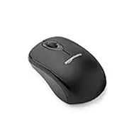 Amazon Basics Ratón inalámbrico con receptor USB nano, color negro