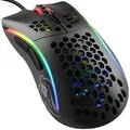 Glorious Gaming Model D- (Pequeño) Ratón gaming con cable - 61 g superligero, diseño colmena, RGB, ergonómico, sensor Pixart 3360, switches de Omron, deslizadores de PTFE, 6 botones - Negro mate