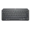Logitech MX Keys Mini Teclado Inalámbrico Minimalista, Compacto, Bluetooth, Retroiluminado, USB-C, Compatible con Apple macOS, iOS, Windows, Linux, Android, de Metal, Color Grafite - QWERTY Español