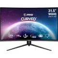 Msi G32CQ5P Monitor Curvo Gaming WQHD de 31.5 Pulgadas, Panel VA 1500R 2560 x 1440, 170Hz/1 ms, Adaptive Sync, Adjustable en 3 Direcciones DP 1.2a, HDMI 2.0b CEC