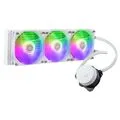 Cooler Master MasterLiquid 360L Core ARGB Refrigeración Líquida para CPU – Bomba de Doble Cámara Gen S, Radiador y Ventiladores 120mm ARGB, Brackets LGA 1700 y AM5 – Blanco