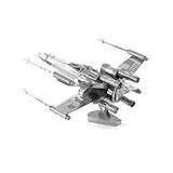Metal Earth Puzzle 3D Caza Estelar X-Wing. Rompecabezas De Metal De Star Wars. Maquetas Para Construir Para Adultos Nivel Desafiante De 10.2 X 8.6 X 5.2 Cm