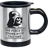 Funko UGTSW35747 Star Wars Self Stirring Mug Feel the Force, Silver