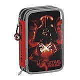 Star Wars - Plumier Doble, 34 Piezas, 14 x 20 cm (SAFTA 411401054)