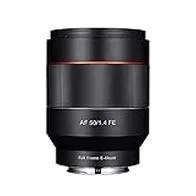 Samyang SAMAF50SONY - Objetivo AF 50mm F1.4 Sony FE, color negro