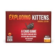 Exploding Kittens Original Edition by Exploding Kittens - Card Games for Adults Teens & Kids - Fun Family Games - A Russian Roulette Card Game, Multicolor