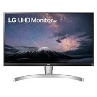 LG 27UL650-W - Monitor 4K UHD 27 pulgadas, Panel IPS: 3840x2160, 60Hz, 5 ms, 1000:1, 350nit, sRGB 99%, 16:9, DisplayPort, Conectividad Universal, Inclinación Ajustable, Color Negro