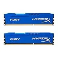 HyperX Fury - Memoria RAM de 16 GB (1866 MHz DDR3 Non-ECC CL10 DIMM, Kit 2x8 GB), Azul