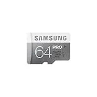 Samsung Pro - Tarjeta de Memoria Micro SDXC de 64 GB (UHS-I, Clase 10, 90 MB/s, con Adaptador SD)