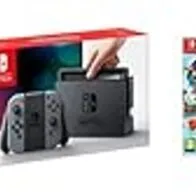 Nintendo Switch - Consola Color Gris + Donkey Kong Country: Tropical Freeze