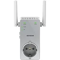 Netgear EX3800 Repetidor WiFi AC750, amplificador WiFi doble banda, toma de enchufe, puerto LAN Gigabit, compatibilidad universal, Gris/Blanco, AC750 + enchufe