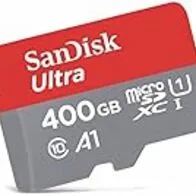 SanDisk Ultra Tarjeta de memoria microSDXC con adaptador SD, hasta 100 MB/s, rendimiento de apps A1, Clase 10, U1, 400 GB