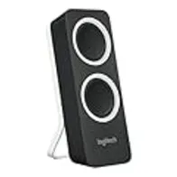 Logitech Z200 2.0 Altavoces Estéreo, 10 Vatios, Sonido Estéreo Detallado, Graves Ajustables, Conexión 2 Dispositivos, Entrada Audio 3.5 mm, Controles Sencillos, Enchufe EU, TV/PC/Móvil/Tablet, Negro