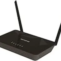 Netgear D1500-100PES - Módem Router con tecnología WiFi N300 (2 Puertos Ethernet 10/100 y Antenas externas)