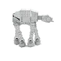 Metal Earth Puzzle 3D Vehículo At-At. Rompecabezas De Metal De Star Wars. Maquetas Para Construir Para Adultos Nivel Desafiante De 6.2 X 5.8 X 5.2 Cm