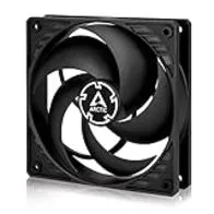 ARCTIC P12 PWM - Ventilador PC 120mm, Fan 120mm, Ventilador de Caja para CPU con PWM, Motor Muy Silencioso, Computadora, 200–1800 rpm (0 rpm <5%) - Negro