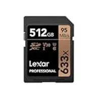 Lexar Professional 633x - Tarjeta de memoria de 512 GB (SDXC, UHS-I)