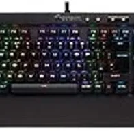 Corsair K65 Rapidfire TKL RGB Teclado Mecánico para Juegos (Cherry MX Speed: Rápido y altamente prreciso, Retroiluminación multicolor LED RGB, Estructura de aluminio anodizado) Español QWERTY, Negro