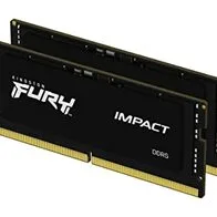 Kingston FURY Impact 32GB (2x16GB) 4800MT/s DDR5 CL38 SODIMM Memoria Gamer para Portátil Kit de 2 - KF548S38IBK2-32