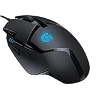 Logitech G G402 Hyperion Fury Ratón Gaming con Cable, Seguimento Óptico 4,000 dpi, Peso Reducido, 8 Botones Programables, PC/Mac - Negro