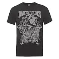 Star Wars Join Darkside Camiseta, Grey (Charcoal), XXL para Hombre