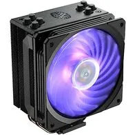 Cooler Master Hyper 212 RGB Black Edition Disipador CPU c/Soporte LGA1700 - 4 Heat Pipes Contacto Directo Continuo c/Aletas, Ventilador RGB SF120R, Configuración Push-Pull Fan Opcional - Negro RGB