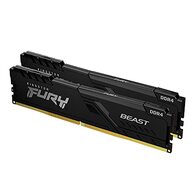 Kingston Kit de memoria de escritorio FURY Beast de 32 GB (2 x 16 GB), 3200 MHz, DDR4 CL16, KF432C16BBK2/32