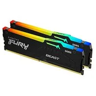 Kingston FURY Beast DDR5 RGB 32GB (2x16GB) 5600MT/s DDR5 CL36 DIMM Desktop Gaming Memory Kit of 2 - KF556C36BBEAK2-32