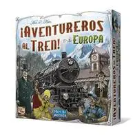Unbox Now - ¡Aventureros al Tren! Europa - Juego de Mesa, 1 jugador, en Español