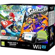 Nintendo Wii U - Consola Premium HW + Mario Kart 8 + Splatoon - Limitado