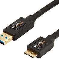 Amazon Basics USB 3.0 Charger Cable - A-Male to Micro-B - 3 Feet (0.9 Meters), Black