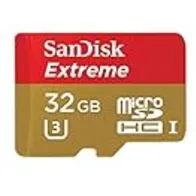 SanDisk SDSQXNE-032G-GNFMA Extreme Tarjeta de Memoria microSDHC de 32 GB (hasta 90 MB/s, Clase 10 U3)