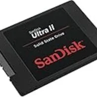 Sandisk Ultra II - Disco Duro sólido Interno SSD de 240 GB (SATA III, 2.5'', 550 MB/s de Lectura), Negro