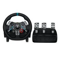 Logitech G29, Driving Force Volante de Carreras y Pedales, Force Feedback, Aluminio Anodizado, Palancas de Cambio, Enchufe Eu, Ps4/Ps3/Pc/Mac, USB 2.0/Alámbrico, PS4, PS3, Window 10.81, Windows 8, Windows 7, Mac OS 10.10+, Negro