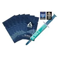 ARCTIC MX-6 (4 g, Incl. 6 MX Cleaner) - Ultimate Performance Thermal Paste para CPUs, Consolas, Tarjetas gráficas, Portátiles, Muy Alta conductividad térmica, Larga duración, No conductiva