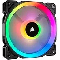 Corsair LL Series LL120 - Ventilador RGB LED PWM con Doble Bucle de Luz de 120 mm - Paquete Individual - Negro