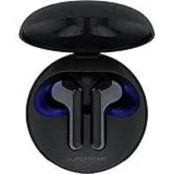 LG TONE Free FN6 - Auriculares True Wireless, Autolimpieza UVnano, Tecnología Meridian Sound, Doble Micrófono para Llamadas en la Oficina, Base de Carga Inalámbrica y Carga Rápida, Color Negro