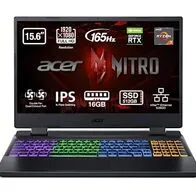 Acer Nitro 5 AN515-46 - Ordenador Gaming de 15,6'' FHD IPS 165Hz (AMD Ryzen 7-6800H, 16 GB RAM, 512 GB SED SSD, NVIDIA, GeForce RTX 3060, Sin Sistema operativo) Color Negro - Teclado QWERTY Español