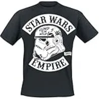 Bravado Star Wars - Cloned To Be Wild - camiseta Hombre, Negro (1), Large