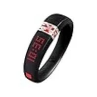 Gameband Correa Inteligente de Poliuretano termoplástico con Cierre de acero Inoxidable, Color Negro