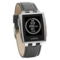 Pebble Steel 22mm - Smartwatch (Bluetooth, ARM Cortex-M3, pantalla 1.26''), color plateado