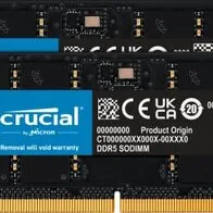 Crucial RAM 64GB Kit (2x32GB) DDR5 4800MHz CL40 Memoria del Portátil CT2K32G48C40S5