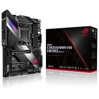 ASUS ROG Crosshair VIII Hero (Wi-Fi) - Placa base de gaming ATX AMD X570 con PCIe 4.0, Wi-Fi 6 (802.11ax) integrado, LAN a 2,5 Gbps, USB 3.2, SATA, M.2, ASUS NODE e iluminación Aura Sync RGB