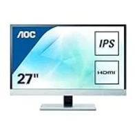 AOC I2757FM - Monitor de 27'' (IPS, MHL, Altavoces), Color Negro y Plateado