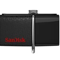 SanDisk Ultra Dual USB Drive 3.0 128GB, Black (SDDD2-128G-GAM46)