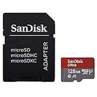 SanDisk Ultra - Tarjeta de memoria microSDHC UHS-I de 128 GB con adaptador SD, velocidad de lectura hasta 80 MB/s, Clase 10